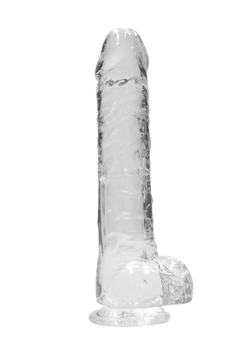 Realrock Crystal Clear Dildo with Balls