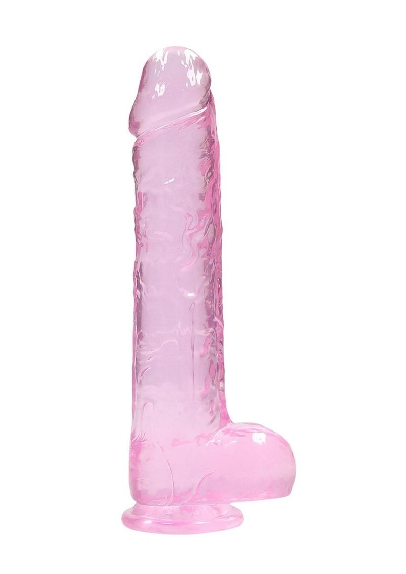 Realrock Crystal Clear Dildo with Balls