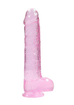 Realrock Crystal Clear Dildo with Balls