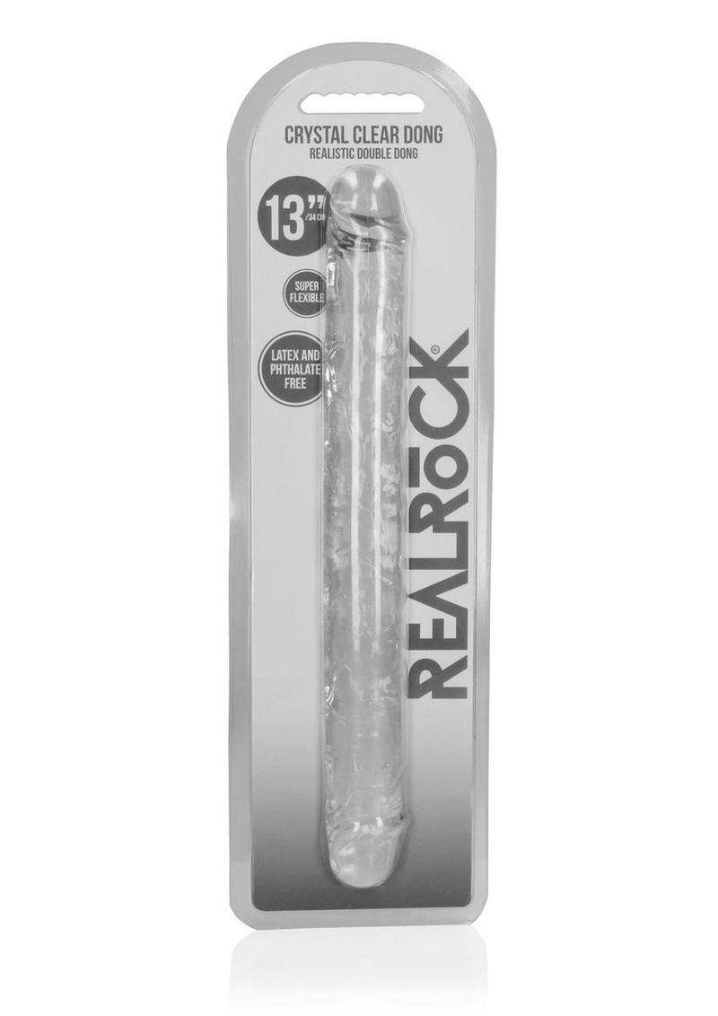 Realrock Crystal Clear Double Dong