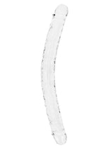 Realrock Crystal Clear Double Dong - Clear - 18in