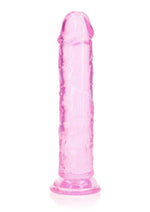 Realrock Crystal Clear Straight No Balls Dildo