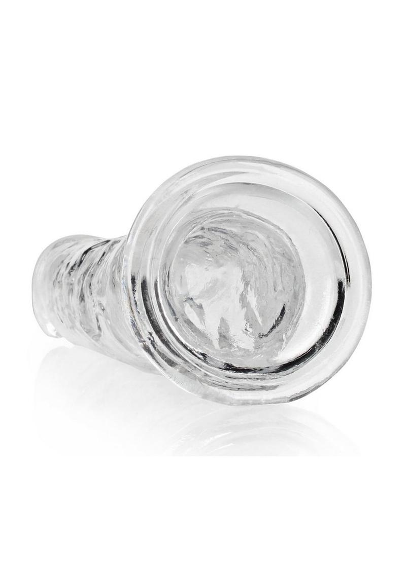 Realrock Crystal Clear Straight No Balls Dildo - Clear - 9in