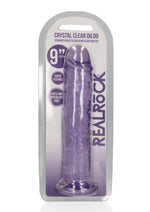 Realrock Crystal Clear Straight No Balls Dildo