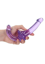 Realrock Crystal Clear Strapless Strap-On 6 - Clear/Purple