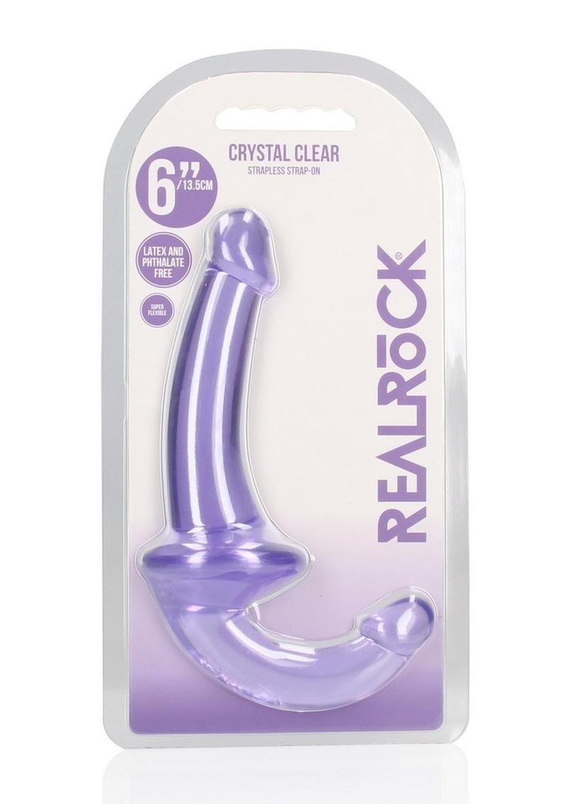 Realrock Crystal Clear Strapless Strap-On 6