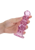 Realrock Curvy Dildo Or Butt Plug - Pink - 5.5in