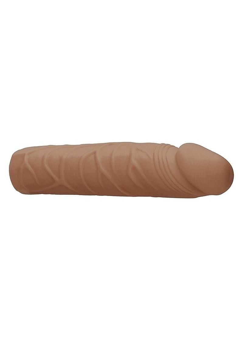 Realrock Skin Penis Extender - Caramel - 7in