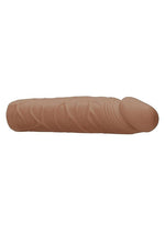 Realrock Skin Penis Extender - Caramel - 7in