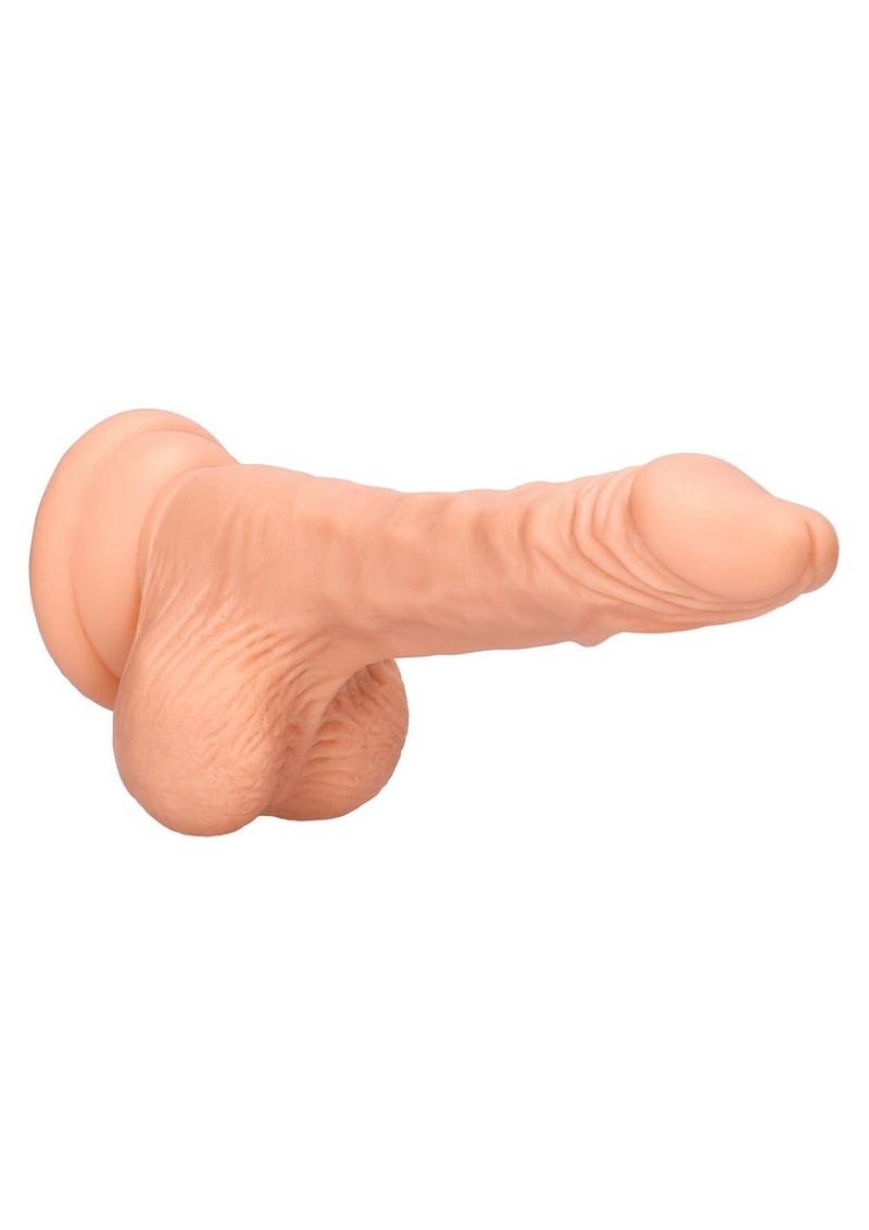 Realrock Skin Realistic Dildo with Balls - Vanilla - 7in