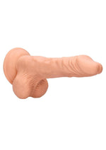 Realrock Skin Realistic Dildo with Balls - Vanilla - 8in