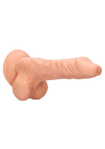 Realrock Skin Realistic Dildo with Balls - Vanilla - 9in