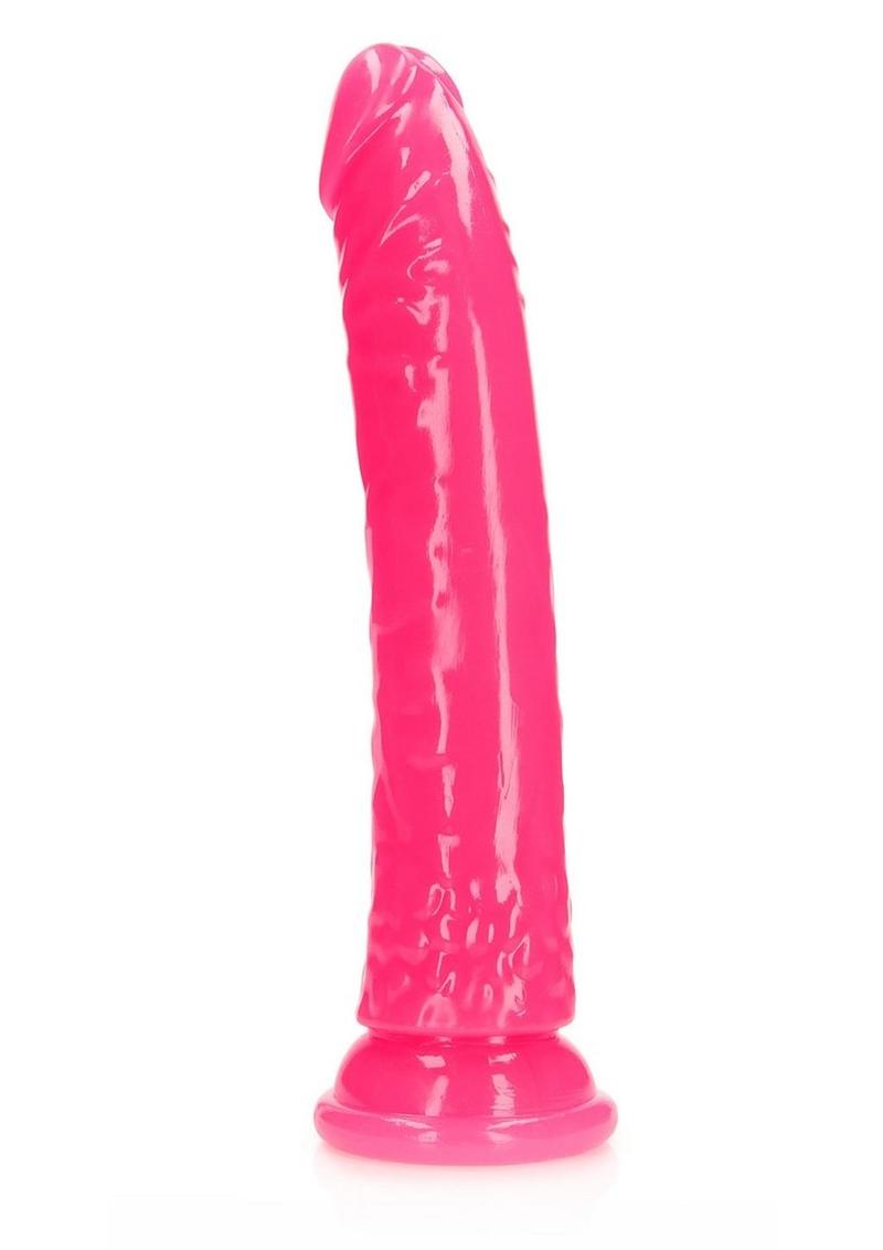 Realrock Slim Glow In The Dark Dildo with Suction Cup