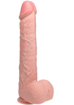 Realrock Ultra Realistic Skin Extra Large Straight Dildo with Balls and Suction Cup