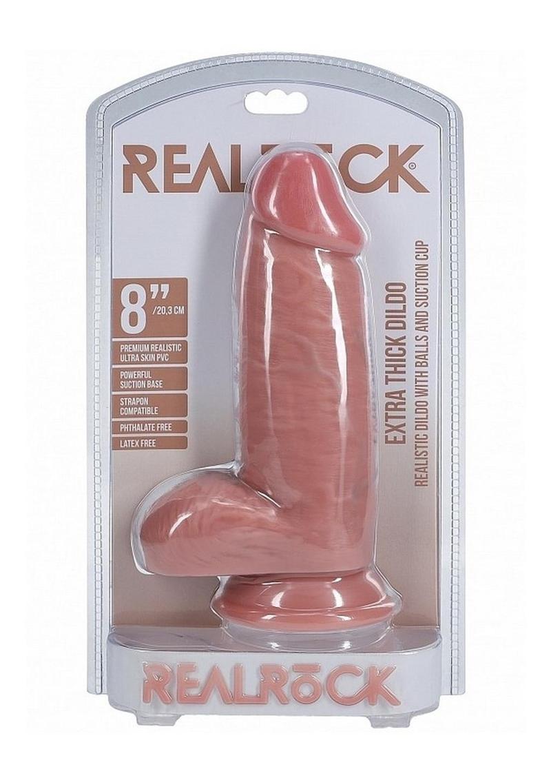 Realrock Ultra Realistic Skin Extra Thick with Balls