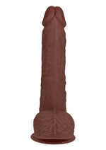 Realrock Ultra Realistic Skin Vibrating Rechargeable Straight Dildo with Balls