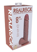 Realrock Vibrating and Thrusting Cock with Balls Regular Straight