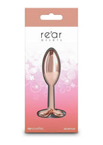 Rear Assets Clover Aluminum Anal Plug - Rose Gold