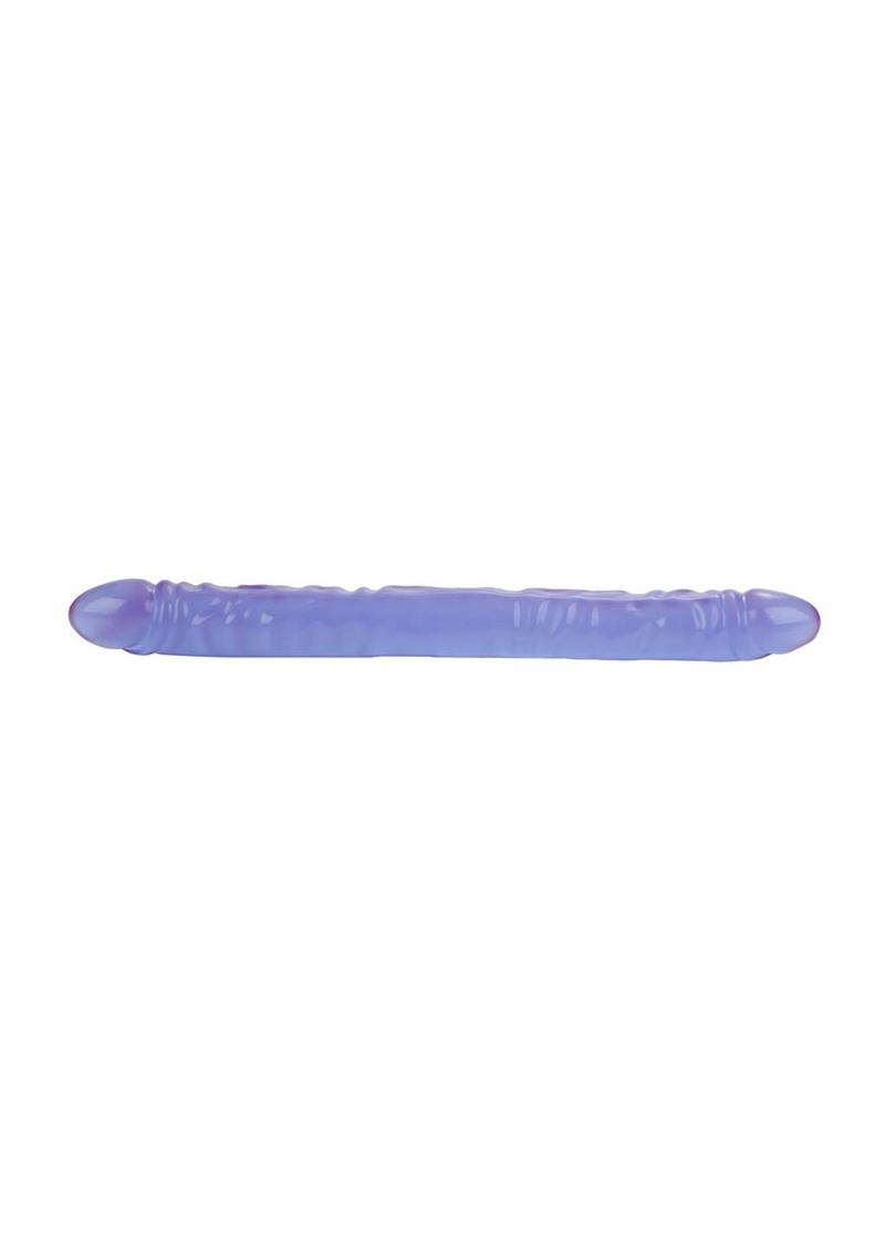 Reflective Gel Veined Double Dildo