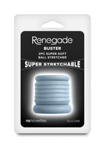 Renegade Buster Silicone Ball Stretcher - Gray - 2 Piece