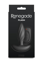 Renegade Flash Rechargeable Silicone Vibrating Anal Plug with Remote
