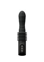 Renegade Rechargeable Deep Stroker Silicone Thrusting Vibrating Wand Massager - Black