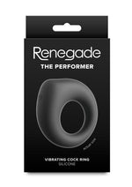 Renegade The Performer Rechargeable Silicone Vibrating Cockring - Black