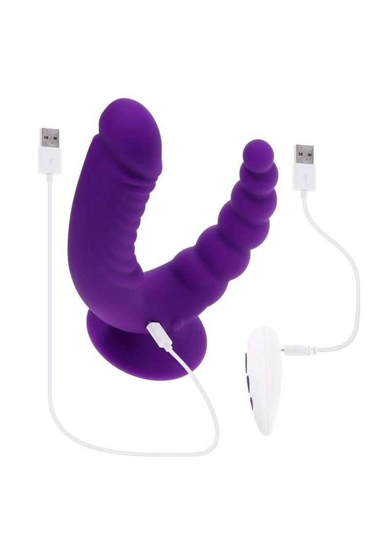 Rider Rechargeable Silicone Double End Vibrator