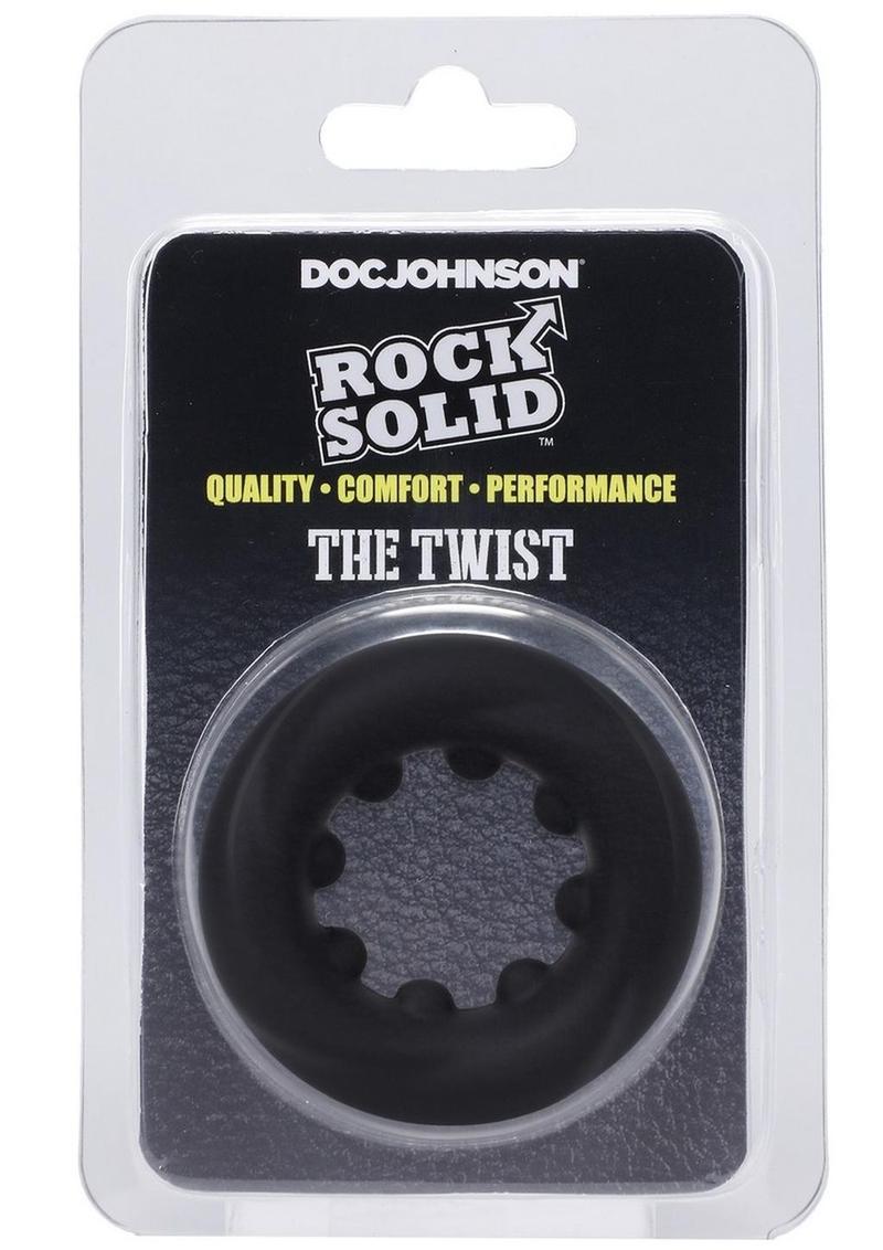 Rock Solid The Twist Silicone Cock Ring