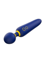 Romp Flip Rechargeable Silicone Wand Massager - Blue