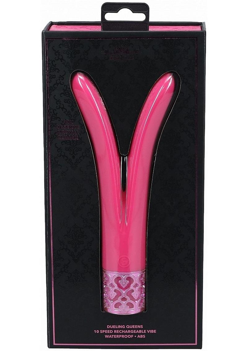 Royal Gems Dueling Queens Rechargeable Silicone Vibrator