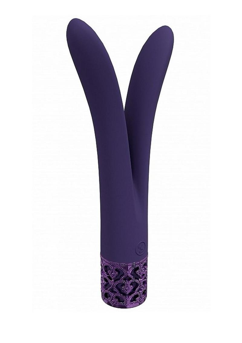Royal Gems Dueling Queens Rechargeable Silicone Vibrator