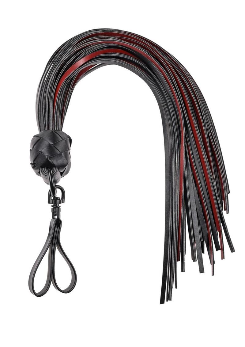 Saffron Finger Flogger - Black/Red