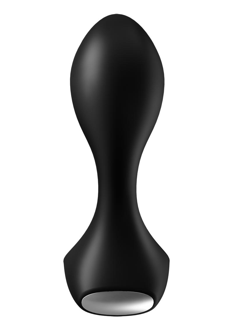 Satisfyer Backdoor Lover Silicone Vibrating Anal Plug - Black