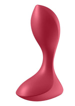 Satisfyer Backdoor Lover Silicone Vibrating Anal Plug - Red