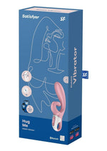 Satisfyer Hug Me Rechargeable Silicone Vibrator with Clitoral Stimulation
