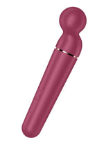 Satisfyer Planet Wand-Er Rechargeable Silicone Body Massager - Berry/Magenta