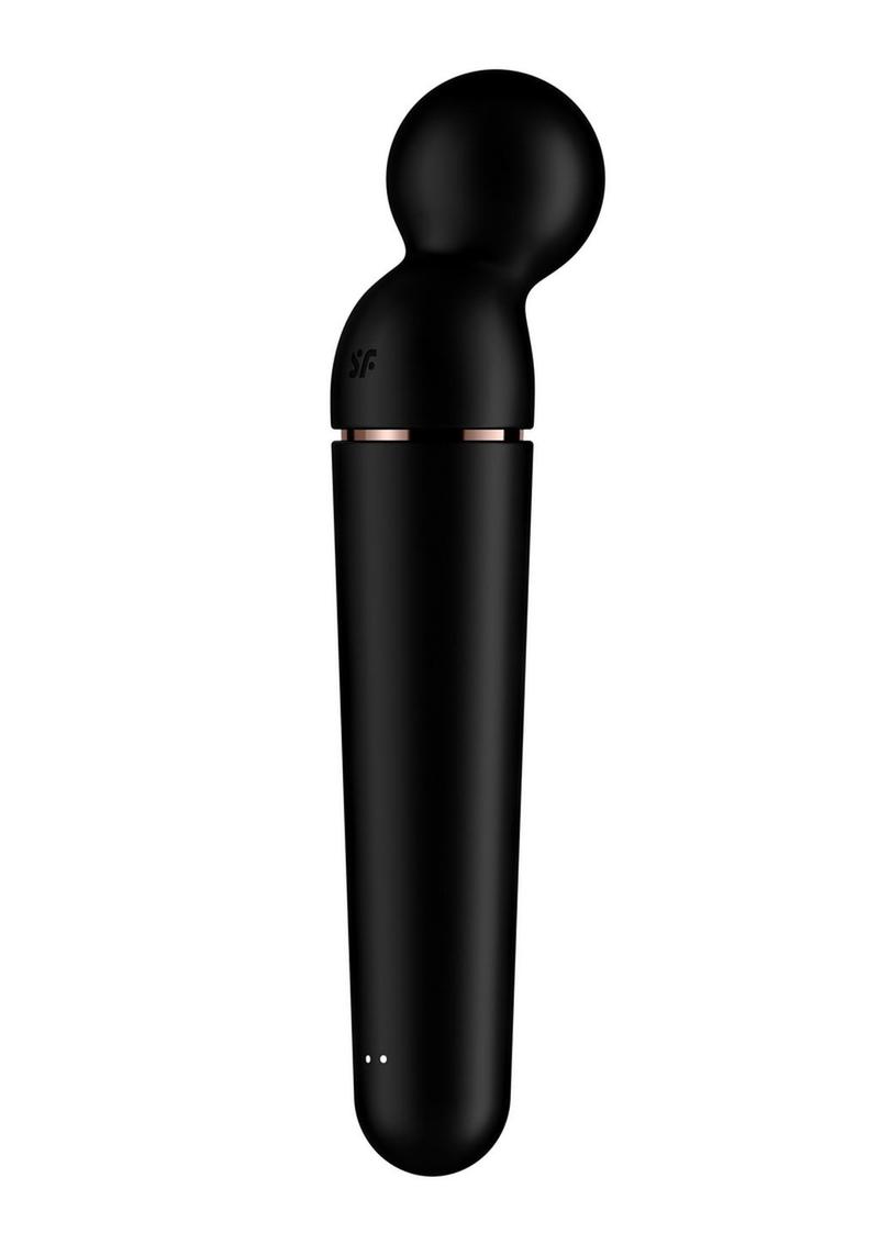 Satisfyer Planet Wand-Er Rechargeable Silicone Body Massager - Black