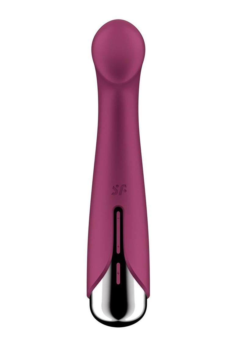 Satisfyer Spinning G-Spot 1 Rechargeable Silicone Vibrator - Red