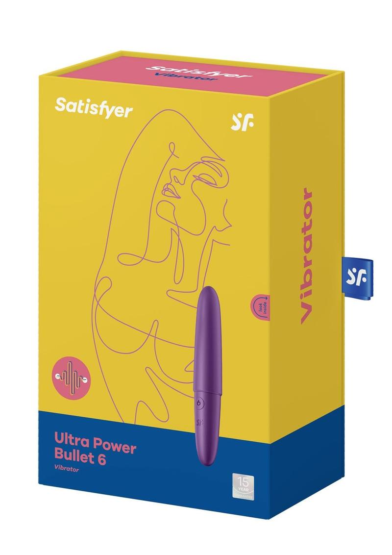 Satisfyer Ultra Power Bullet 6 Rechargeable Silicone Bullet Vibrator