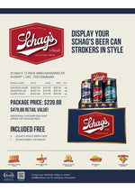 Schag's Beer Can Stroker Merchandising Kit - 12 Pack - Assorted