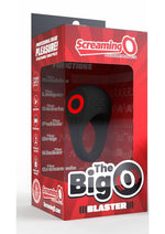 Screaming O Big O Pro Blaster Vibrating Rechargeable Silicone Cock Ring - Black