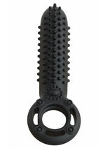 Screaming O Oyeah Rechargeable Silicone Cock Ring - Black