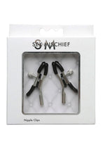 Sex and Mischief Adjustable Nipple Clips - Metal