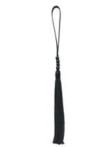 Sex and Mischief Beaded Flogger Noir Whip - Black - 16in