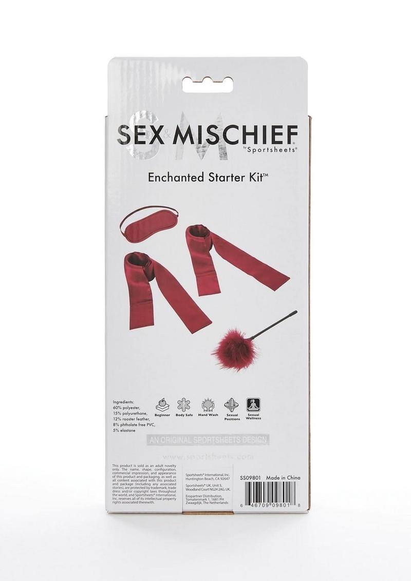 Sex and Mischief Enchanted Starter Kit - Black/Pink/Red