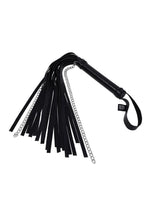 Sex and Mischief Shadow Chain Flogger - Black/Silver