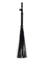 Sex and Mischief Shadow Chain Flogger - Black/Silver