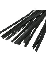 Sex and Mischief Sparkle Flogger - Black - 31in