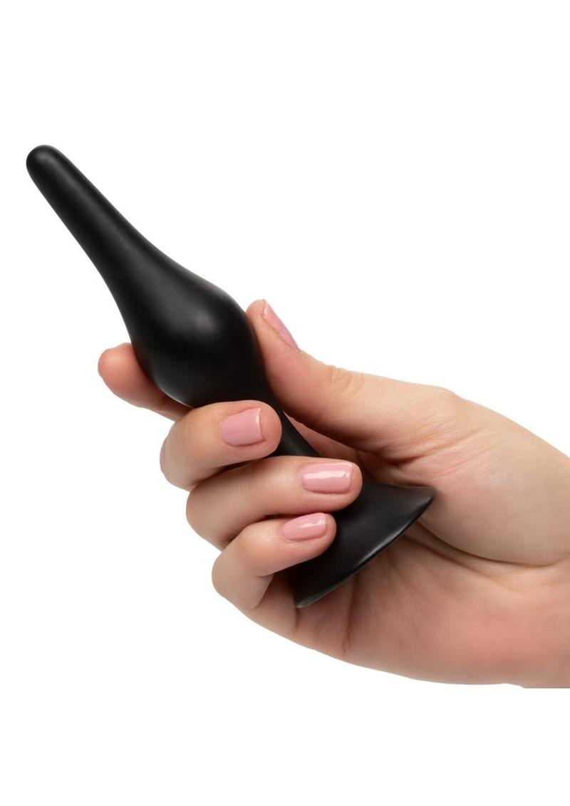 Silicone Anal Starter Kit - Black - 3 Per Set